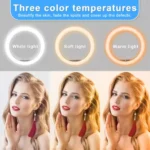 10 Inch Selfie Ring Light - Image 3