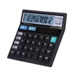 12 Digits Calculator - Large 12-Digit CT 512 Calculator With Check & Correct Function, Solar Battery Dual Power Electronic Calculator, Large Computer Keys Electronics Calculator For Office Sc - Image 3