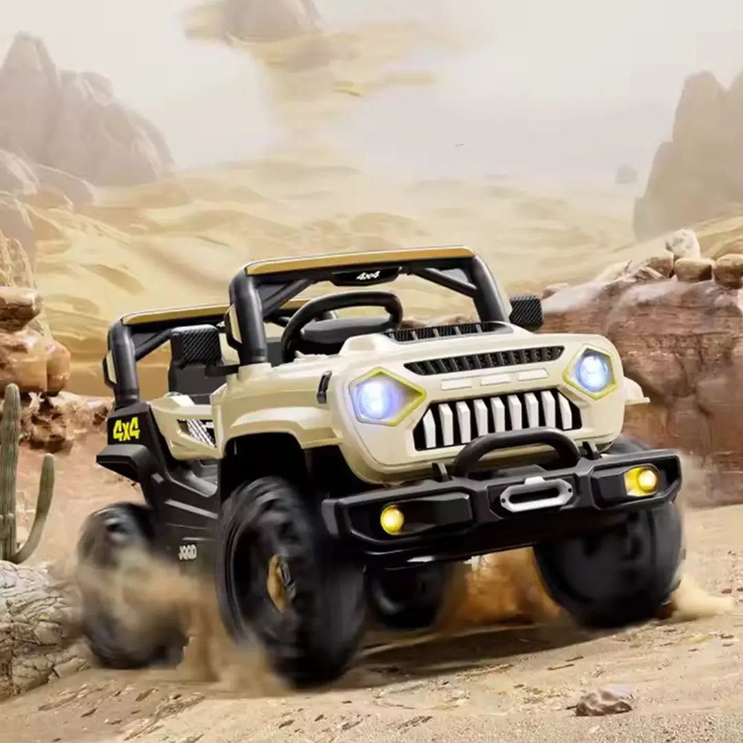 2025 New Design Kids Electric Jeep #4 2025 New Design Kids Electric Jeep With Music and Light Big Four Wheels - Image 1