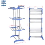 3 Layer Cloth Rack Hanger - Image 7
