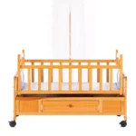 Baby Crib Bed Wooden Crib Baby Bed Bedside Bed - Image 6