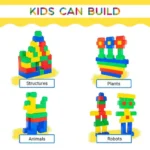 New Toys 2025 Educational Toys Large Building Brick Plastic Building Blocks Sets for Kids-45 Pcs - Image 3