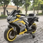 Hot Garage R15 Battery Operated Bike for Kids with LED Light, Bluetooth & Music | Baby Ride on Toy Rechargeable Battery Bike | Electric Bike for Kids to Drive 3 to 8 Years Boys Girls - Image 3