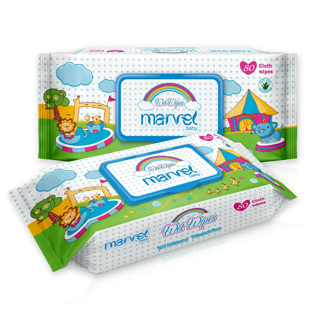 Marvel Baby Wet Wipes - 80pcs Marvel Baby Wet Wipes - 80pcs - Image 1