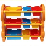 Rainbow Toys Kids Toy Storage Basket, Three Layer Storage Shelves, Convenient Simple Storage Product - Image 9