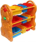 Rainbow Toys Kids Toy Storage Basket, Three Layer Storage Shelves, Convenient Simple Storage Product - Image 5