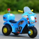 Rechargeable Kids Electric Ride On Police Motor Bike - Image 3