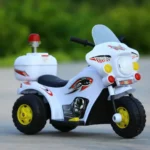 Rechargeable Kids Electric Ride On Police Motor Bike - Image 7
