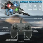 Remote-Controlled Aircraft | Fixed-Height Foam Glider – Children’s Fighter - Image 4