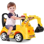 Tolo Toys Kids Ride on Tolo Backhoe Excavator - Image 3